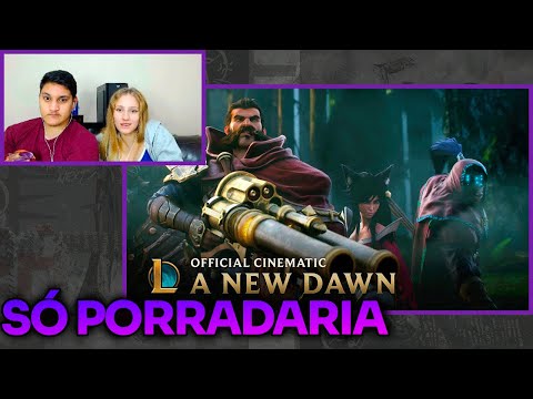 REACT EM CASAL - A New Dawn | Cinematic - League of Legends