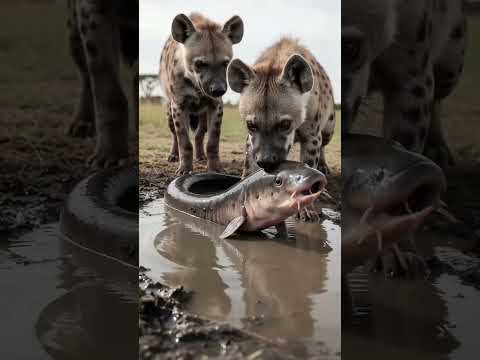 Hyena's Shocking Discovery ⚡😱 #shorts