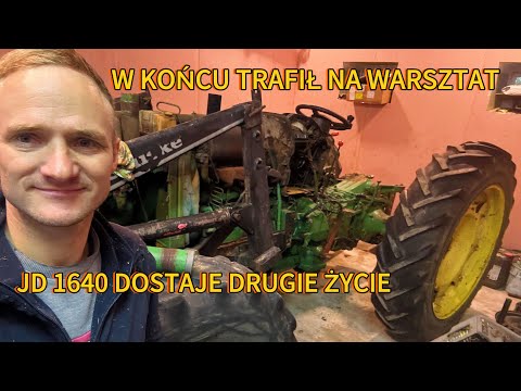 JOHN DEERE 1640 HAS BEEN IN THE WORKSHOP AND WILL GET A SECOND LIFE