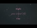 The Right One