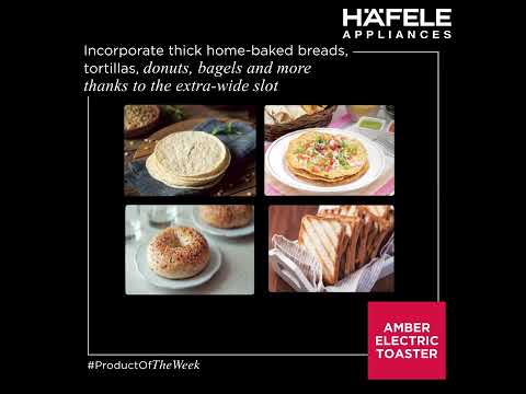 Toasting stainless steel hafele - amber toaster