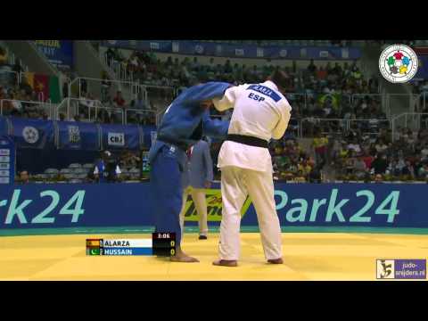 Judo 2013 World Championships Rio de Janeiro: Alarza (ESP) - Hussain (PAK) [-100kg]