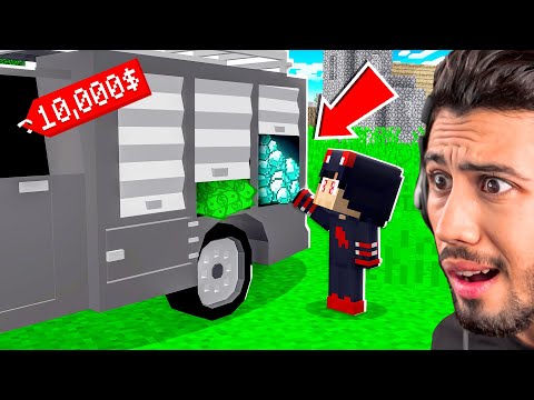 اكتشفنا سيارة اَمنة غريبة للقرويين في قرية ماين كرافت !!؟