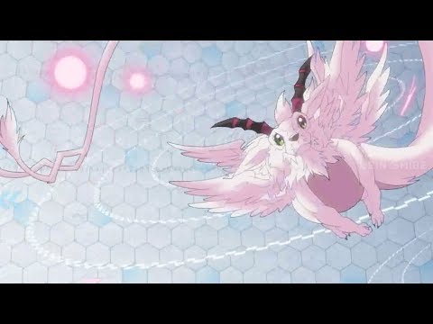 DIGIMON TRI - GATOMON / TAILMON FINAL EVOLUTION SEQUENCE ( ANGEWOMON & HOLYDRAMON)