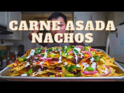 CARNE ASADA NACHOS | Nachos Recipe | Carne Asada Recipe | How to Make Carne Asada