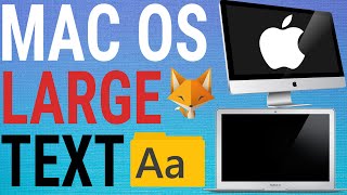 How To Increase Text And Icon Size On Mac OS