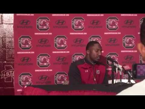 Deebo Samuel after the Gamecocks' 27-14 loss to Mississippi State.