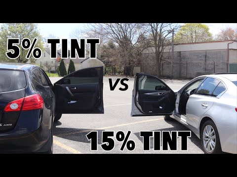 TINT COMPARISON 5% VS 15%