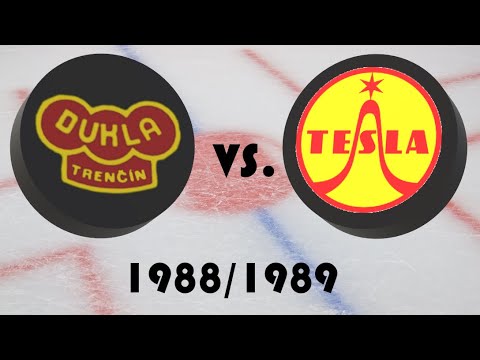 Československá hokejová liga 1988/1989 - Finále - ASVŠ Dukla Trenčín vs. TJ Tesla Pardubice