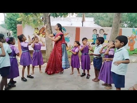 Peel banana peel peel banana rhyme with action, 2nd class blossoms#, ap new syllabus.