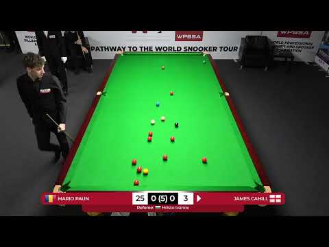 Mario Paun v James Cahill - WSF Championship (February 2022)