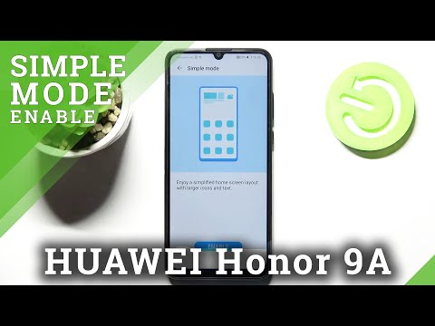 How to Switch Off Simple Mode in Honor 9A - Disable Easy Mode