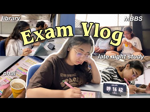 INSANE EXAM WEEK- back to back exams, sleepless nights, productive days 📚📝