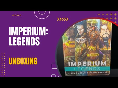 Imperium: Legends Board Game Unboxing | DaniCha