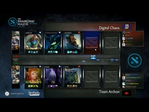 Archon vs Digital Chaos - Game 1 - Shanghai Major Qualifiers