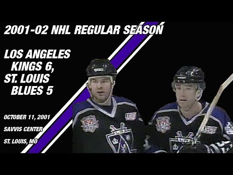 Los Angeles Kings 6, St. Louis Blues 5: October 11, 2001