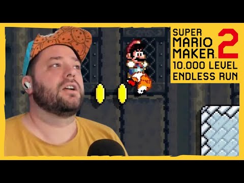 1825+ | 10K Endless RUN | 10000 Level Mario Maker 2 Challenge