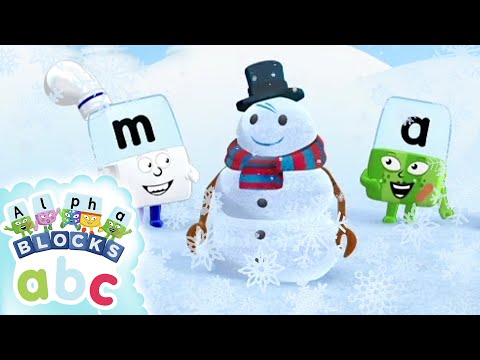 アルファブロック - ウィンターワンダーランド❄️｜#クリスマスフォニックス｜読み方を学ぶ (Alphablocks - Winter Wonderland! ❄️ | #Christmas Phonics | Learn to Read)