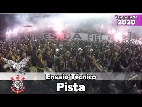 Gaviões da Fiel 2020 - Bateria no ensaio técnico - Pista - #ETSP2020