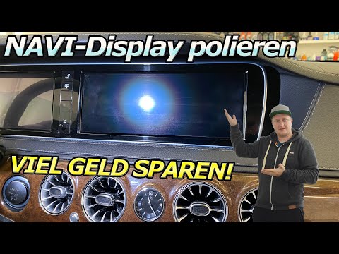 DAS NAVI-ELEND dieser S-Klasse! Heftige Kratzer durch falsche Pflege! NAVI POLIEREN ANLEITUNG
