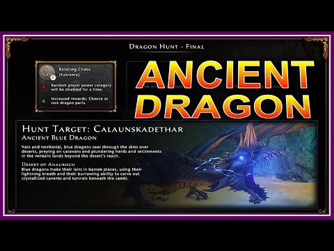Ancient Difficulty Dragon Hunt with 1 Extreme Modifier! 4 Dps Run (not so hard) - Neverwinter M23