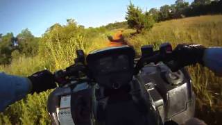 preview picture of video 'Lake Stanley Draper Cross Timbers Green ATV Trail Suzuki KingQuad GoPro Hero HD KTM 300 Oklahoma'