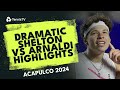 DRAMATIC Ben Shelton vs Matteo Arnaldi Highlights | Acapulco 2024