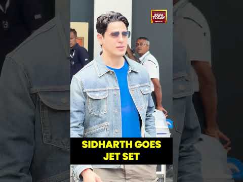 #sidharthmalhotra Spotted at Private Airport | Casual Look, Star Vibes! India Today #bollywoodactor