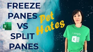Freeze Panes vs Split Panes - The Correct Way to Use Them