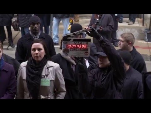 Behind The Scenes on Concussion - Movie B-Roll & Bloopers