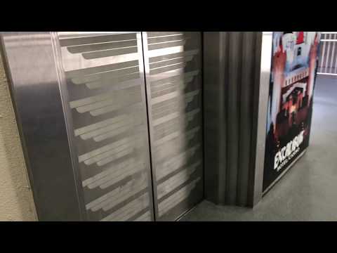 4K30fps: Montgomery Traction Scenic Elevators At McCarran Airport Parking Garage - Las Vegas, Nevada