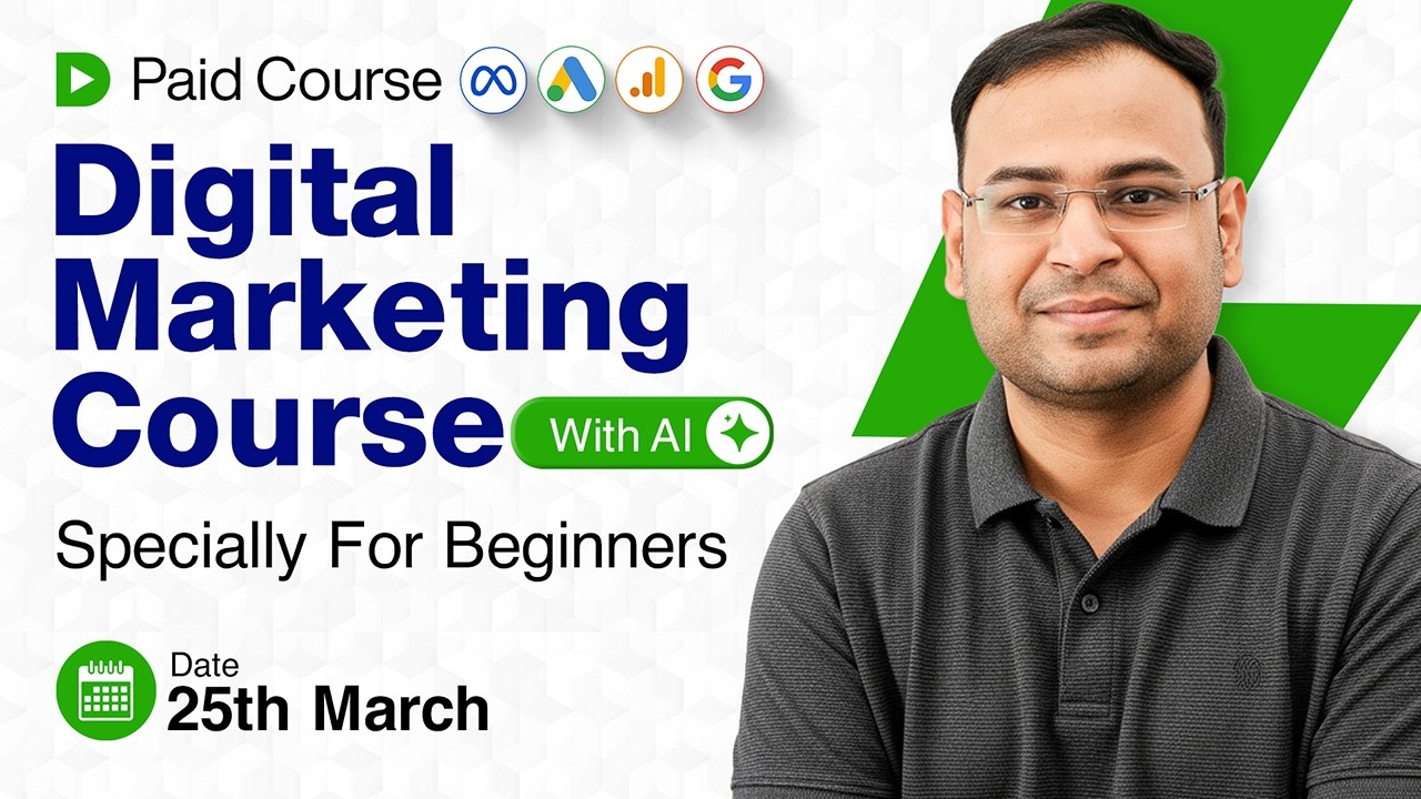 Digital Marketing Course with AI for Beginners - 25th March | Join Now