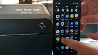 How to print PDF file to a Zebra label printer from Android