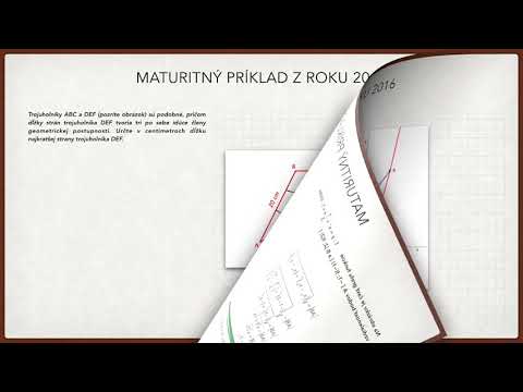 Maturita z matematiky - 2016