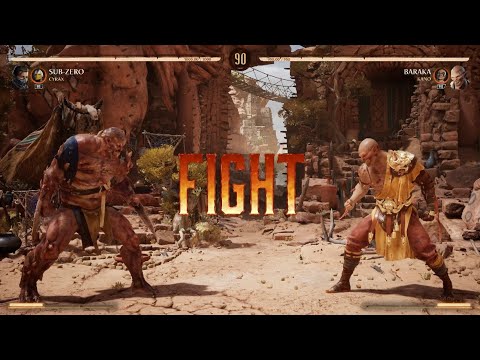 Mortal Kombat 1 - Tarkatan Super Clone Vs Baraka - Expert Fight
