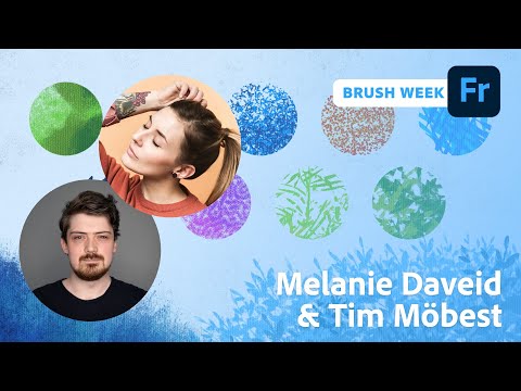 Brush Week: Illustration mit Melanie Daveid und Tim Möbest | Adobe Live
