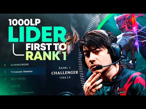 LIDER is BREAKING the EUW LADDER! *1000LP & RANK 1*