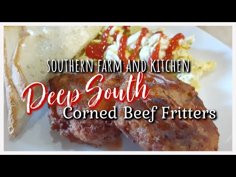 NEW!! Corned Beef Fritter / Breakfast For Dinner /...