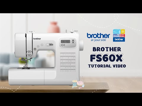 Siuvimo mašina Brother FS60x video