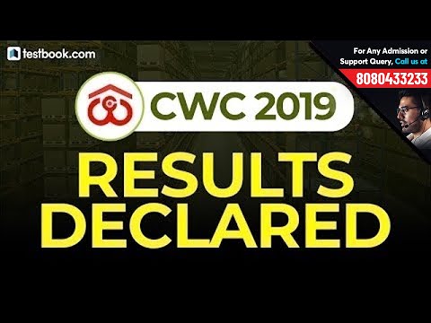 CWC Result 2019 Declared | Check CWC Superintendent Expected Cut Off 2019 & Answer Key