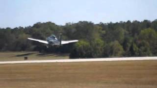 preview picture of video 'T-28 takeoff & flybys SERFI 2010'