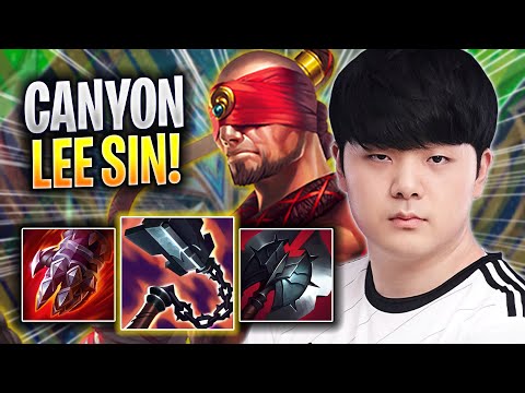 CANYON IS A GOD WITH LEE SIN! - DK Canyon Plays Lee Sin JUNGLE vs Karthus! | Season 2023