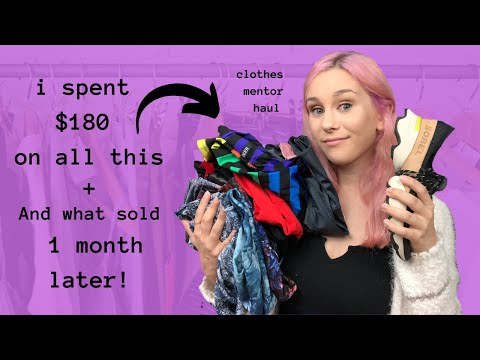 MY MOST EXPENSIVE HAUL TO RESELL! Clothes Mentor Haul To Resell For Profit + What Sold 1 Month Later