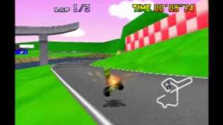 Mario Kart 64:  Royal Raceway fast lap, World record