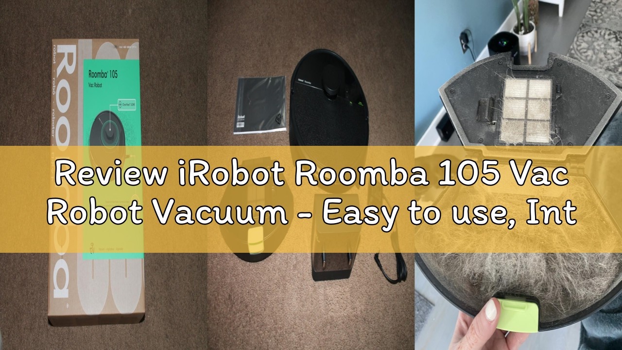 Miniatura da avaliação em vídeo de Robô Aspirador iRobot Roomba 105+ Combo com Base AutoEmpty