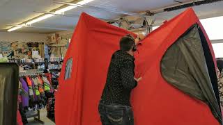 Eskimo Ice Fishing Tent Test