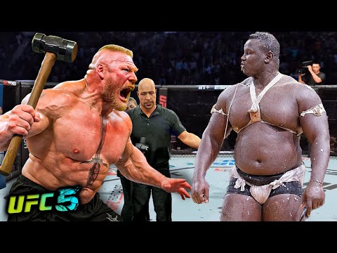 Brock Lesnar vs. African Bombardier (EA sports UFC 4)