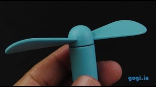 Xiaomi Mi portable Fan Blue - відео 3