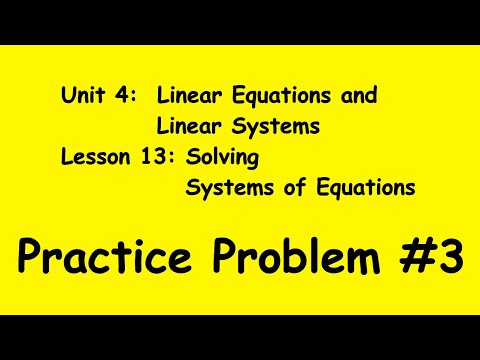 8th Grade Illustrative Mathematics: Grade 8; Unit 4; Lesson 13: Practice Problem 3
