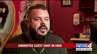 Police investigate shooting outside Enid home